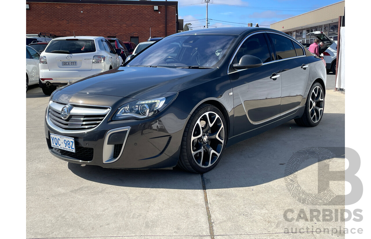 11/2015 Holden Insignia VXR GA MY16 4d Sedan Grey 2.8L