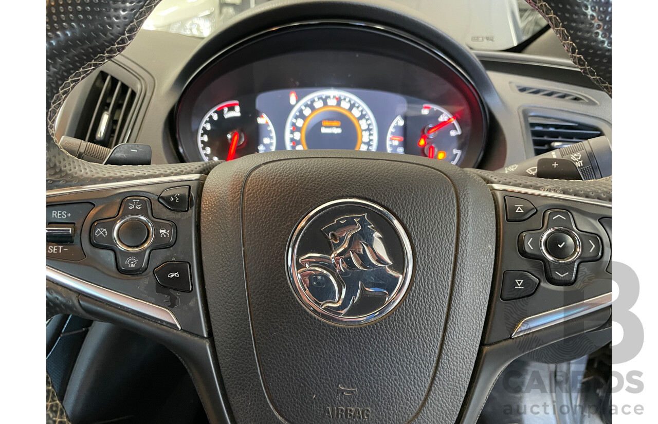 11/2015 Holden Insignia VXR GA MY16 4d Sedan Grey 2.8L