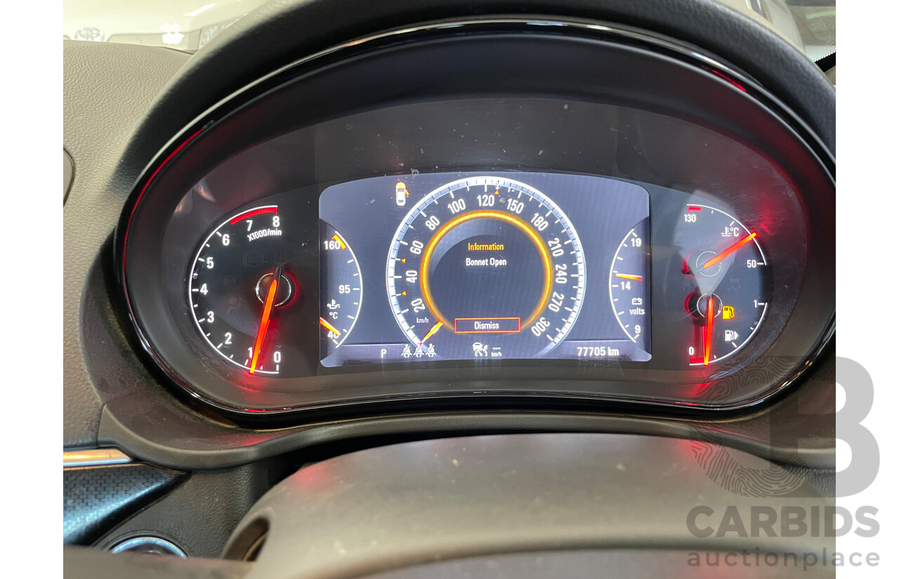 11/2015 Holden Insignia VXR GA MY16 4d Sedan Grey 2.8L