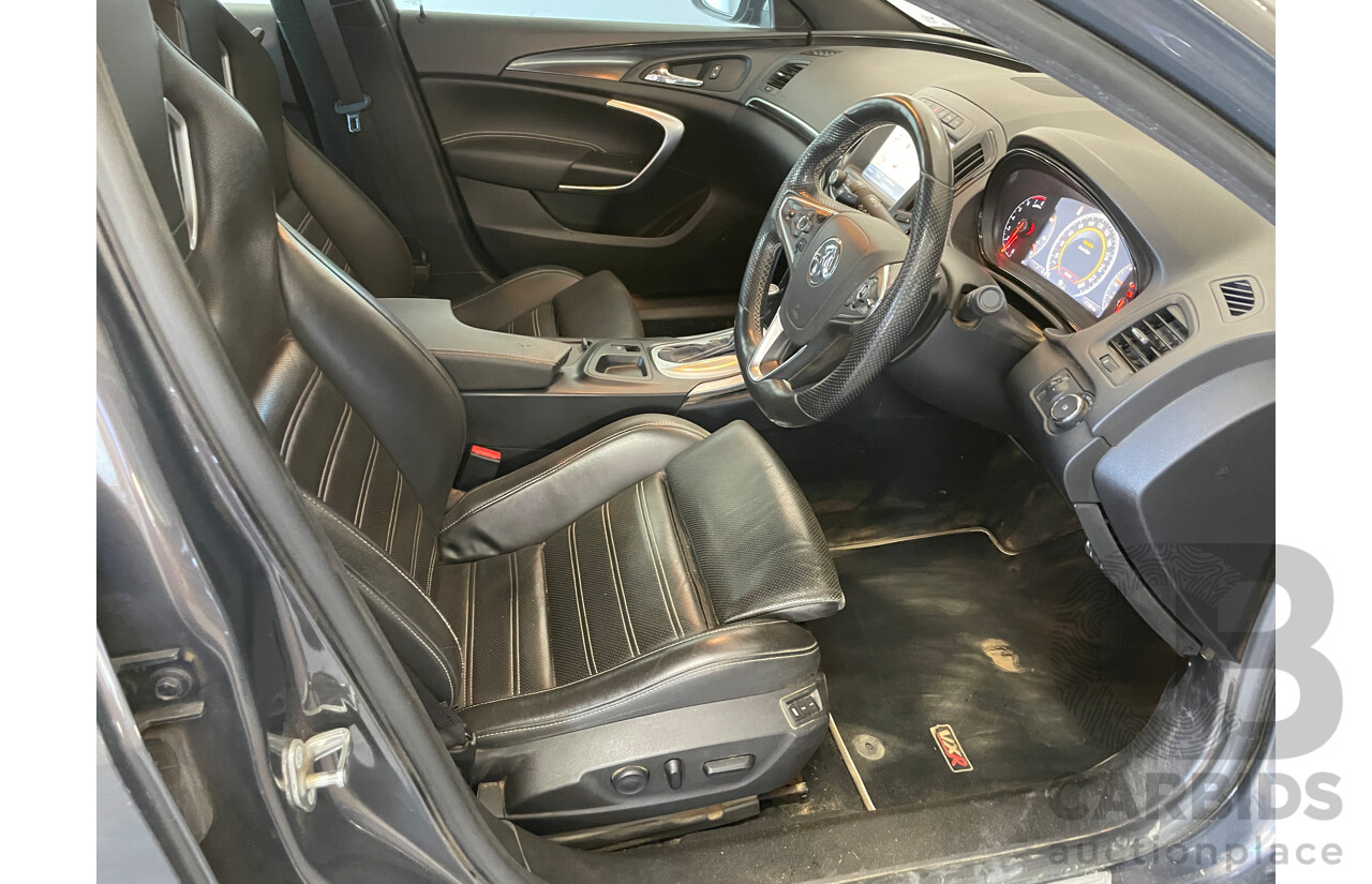 11/2015 Holden Insignia VXR GA MY16 4d Sedan Grey 2.8L