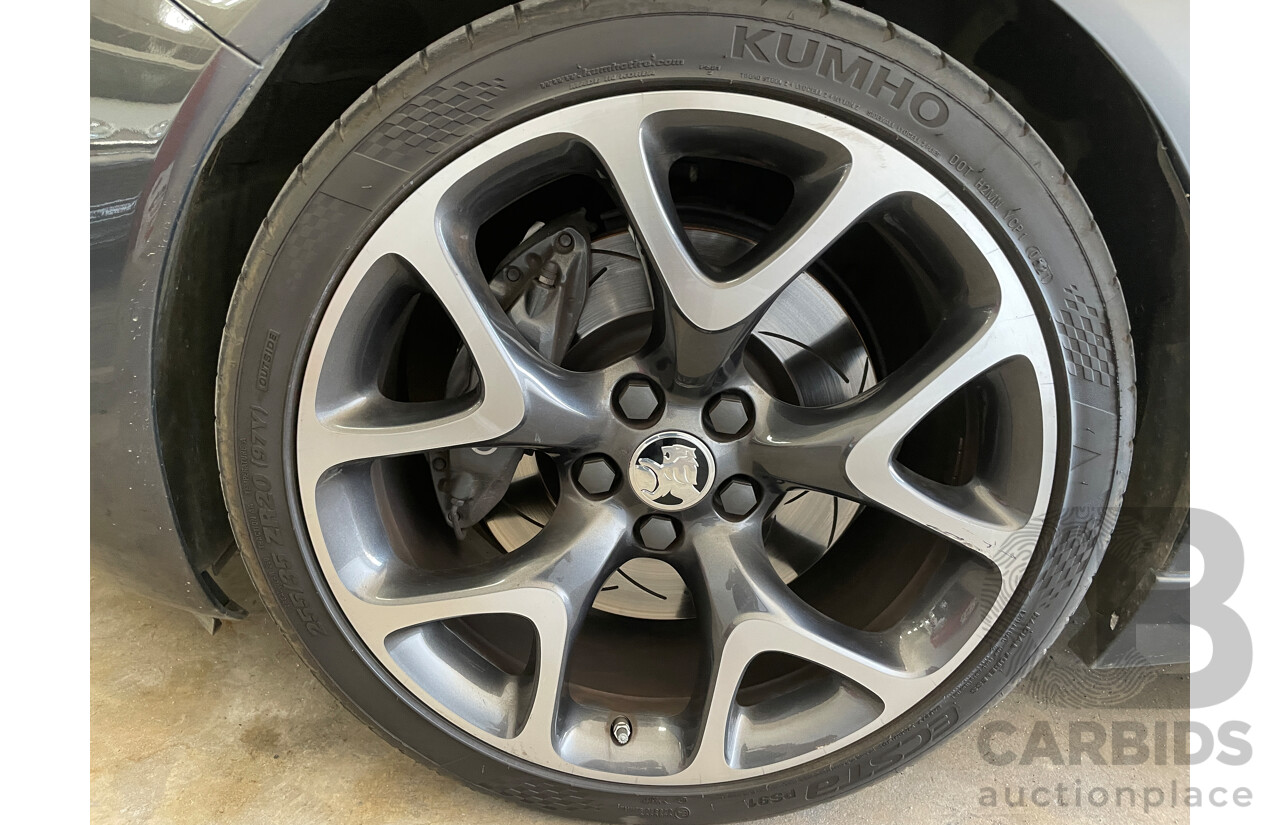 11/2015 Holden Insignia VXR GA MY16 4d Sedan Grey 2.8L