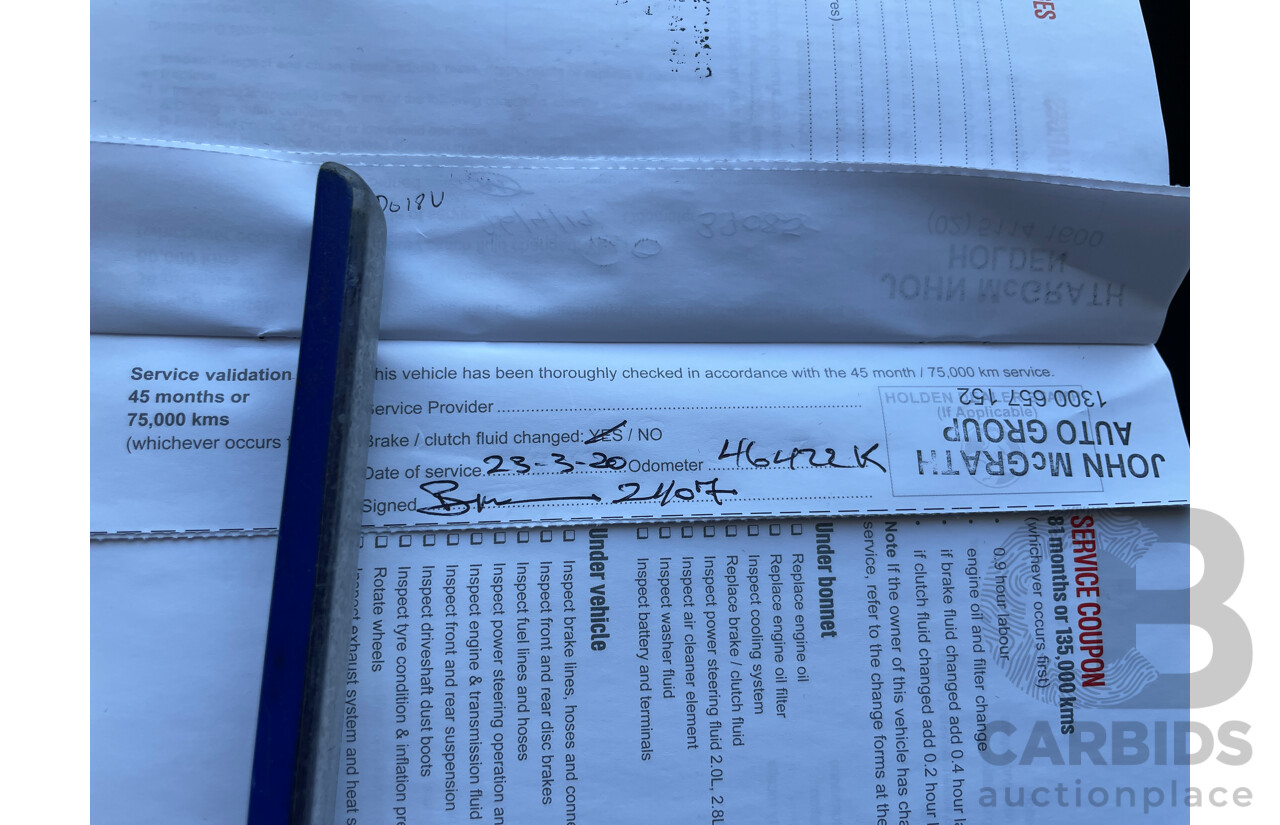 11/2015 Holden Insignia VXR GA MY16 4d Sedan Grey 2.8L