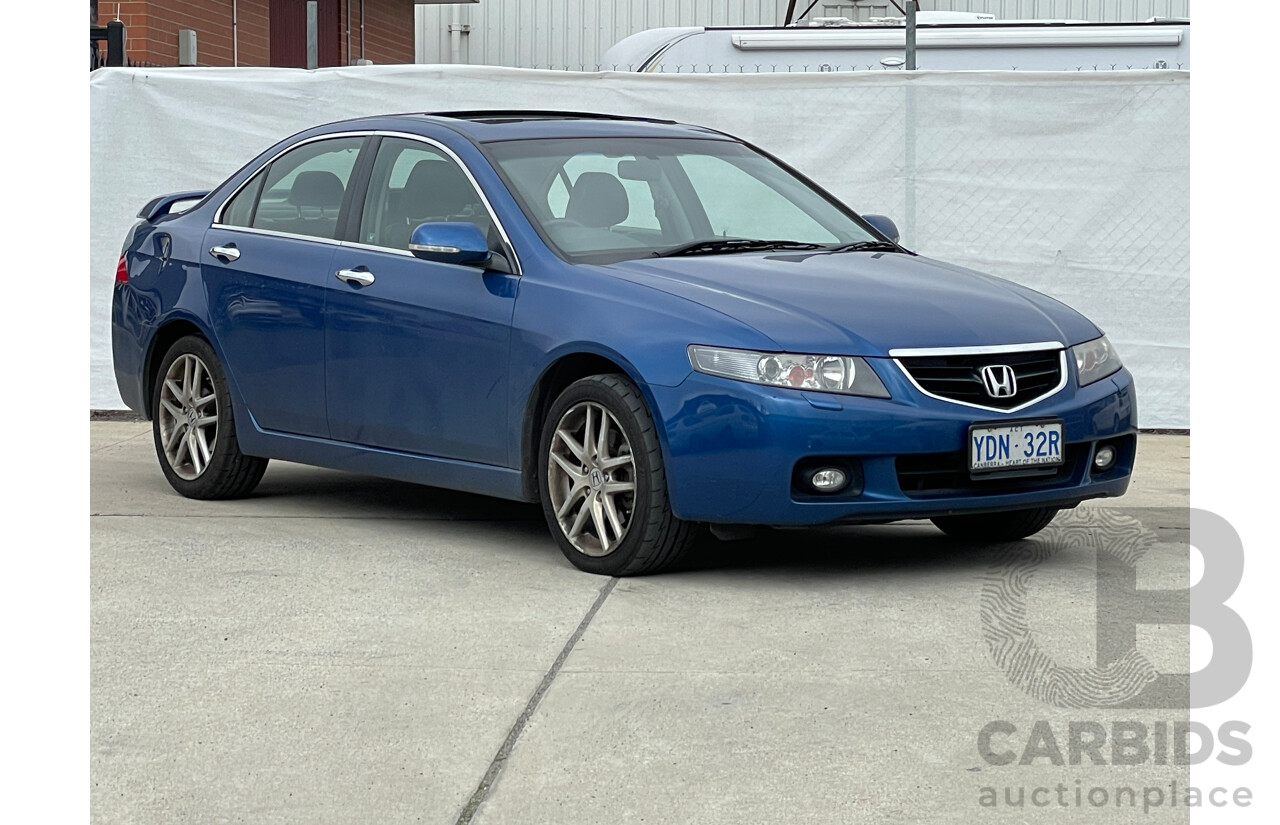 1/2005 Honda Accord EURO Luxury  4d Sedan Blue 2.4L