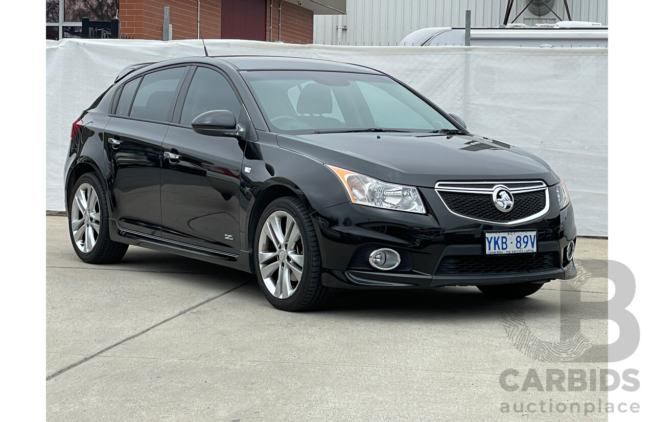 8/2014 Holden Cruze SRi Z-Series JH MY14 5d Hatchback Black 1.6L