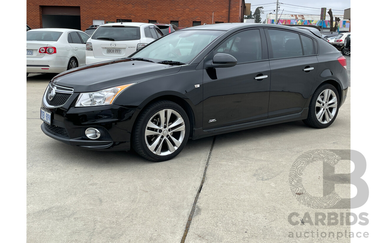 8/2014 Holden Cruze SRi Z-Series JH MY14 5d Hatchback Black 1.6L