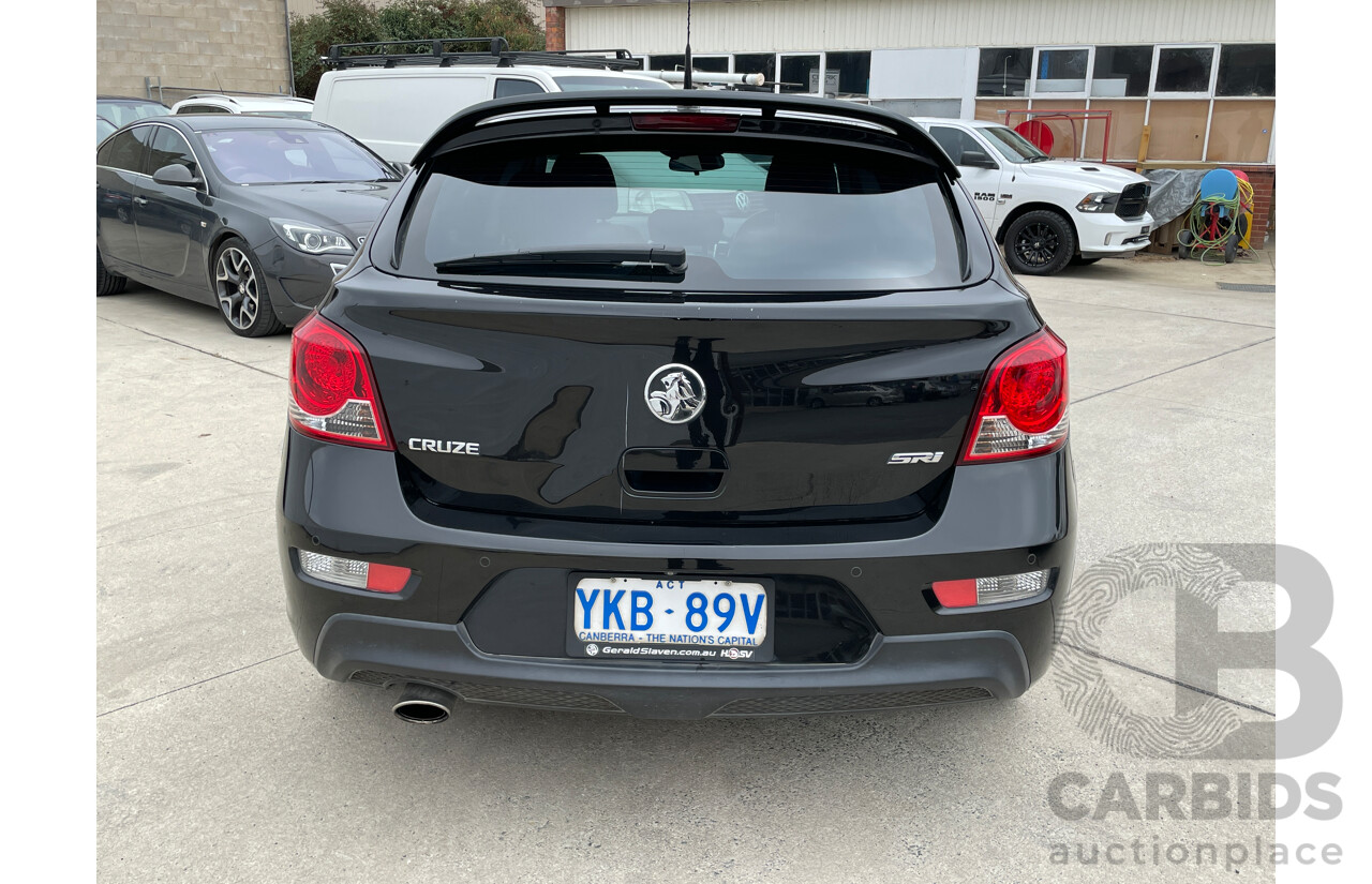 8/2014 Holden Cruze SRi Z-Series JH MY14 5d Hatchback Black 1.6L