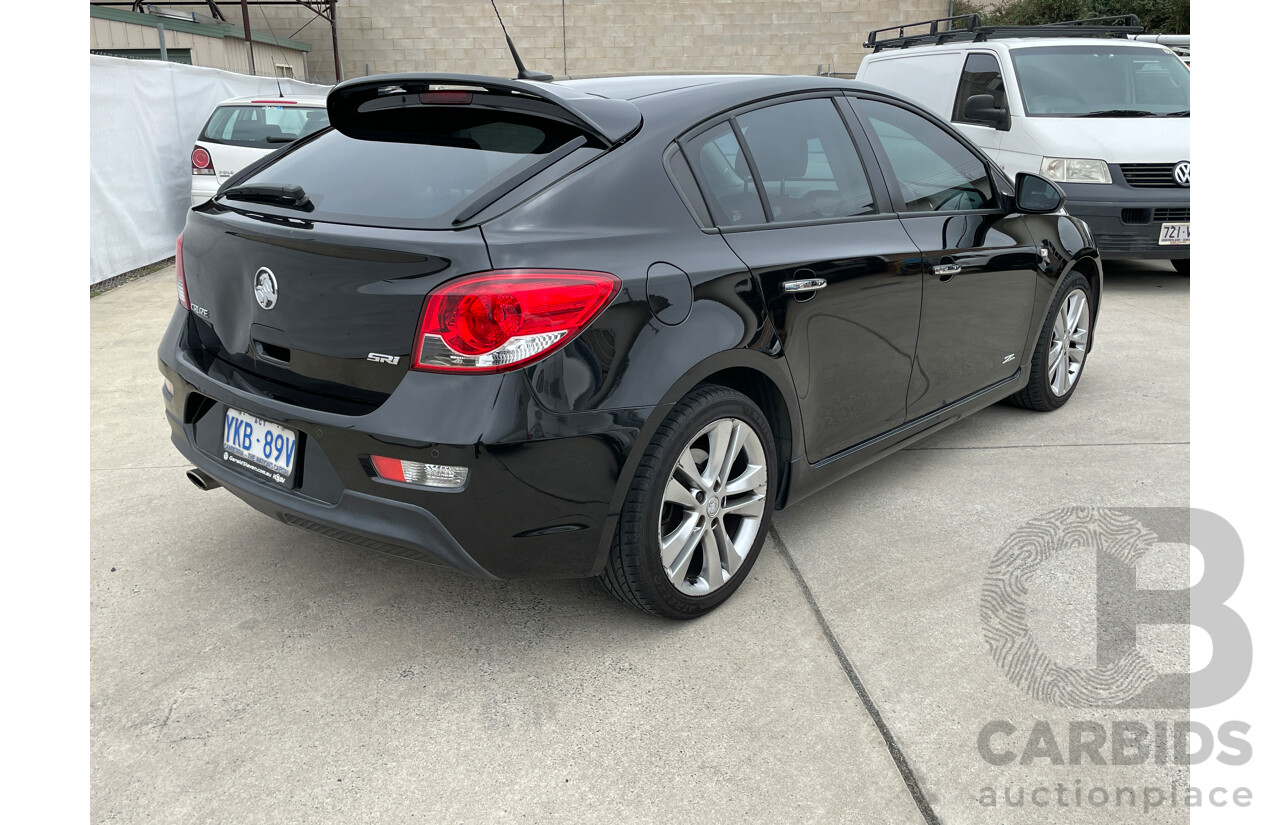 8/2014 Holden Cruze SRi Z-Series JH MY14 5d Hatchback Black 1.6L