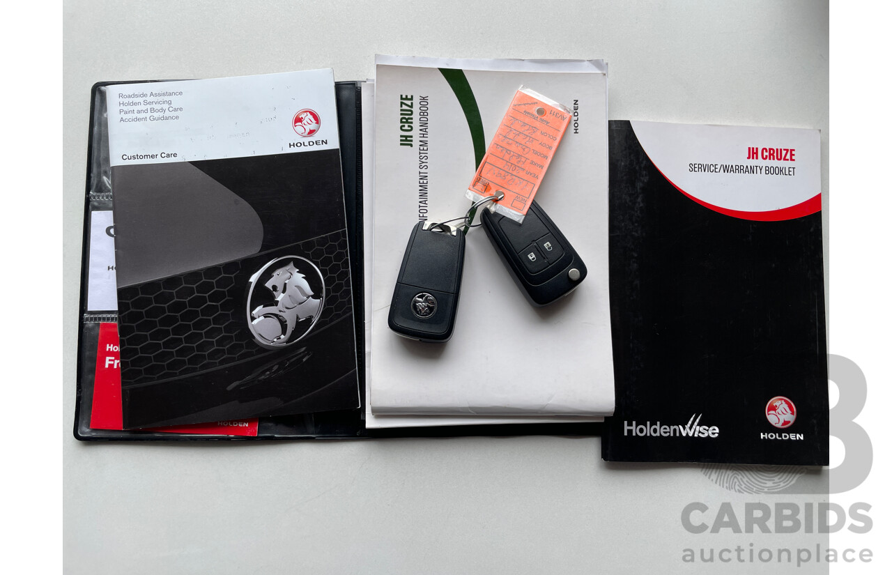 8/2014 Holden Cruze SRi Z-Series JH MY14 5d Hatchback Black 1.6L