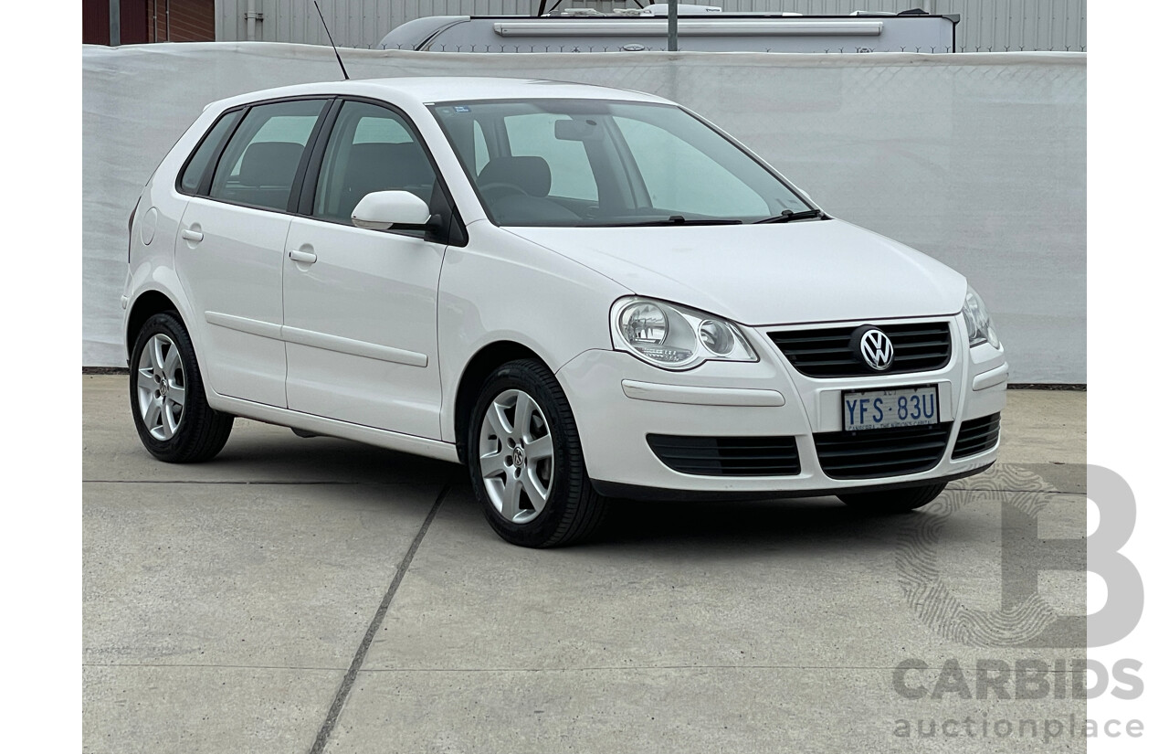 3/2009 Volkswagen Polo Pacific TDI 9N MY08 UPGRADE 5d Hatchback White 1.9L