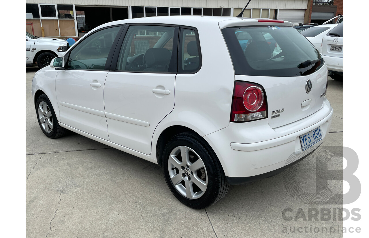 3/2009 Volkswagen Polo Pacific TDI 9N MY08 UPGRADE 5d Hatchback White 1.9L