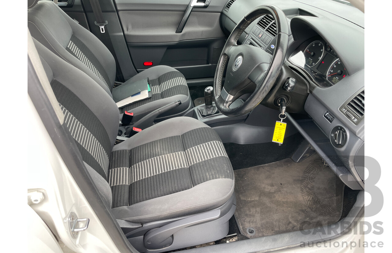 3/2009 Volkswagen Polo Pacific TDI 9N MY08 UPGRADE 5d Hatchback White 1.9L