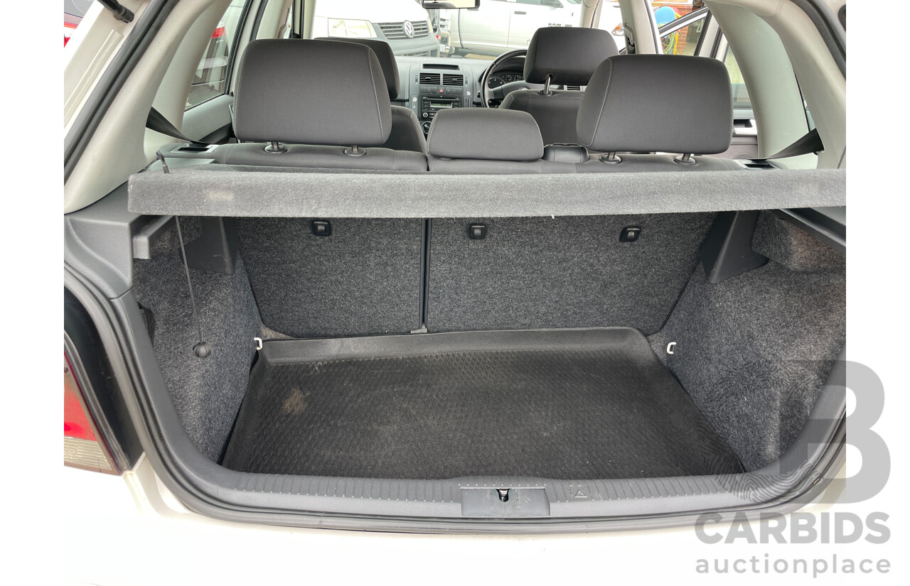 3/2009 Volkswagen Polo Pacific TDI 9N MY08 UPGRADE 5d Hatchback White 1.9L