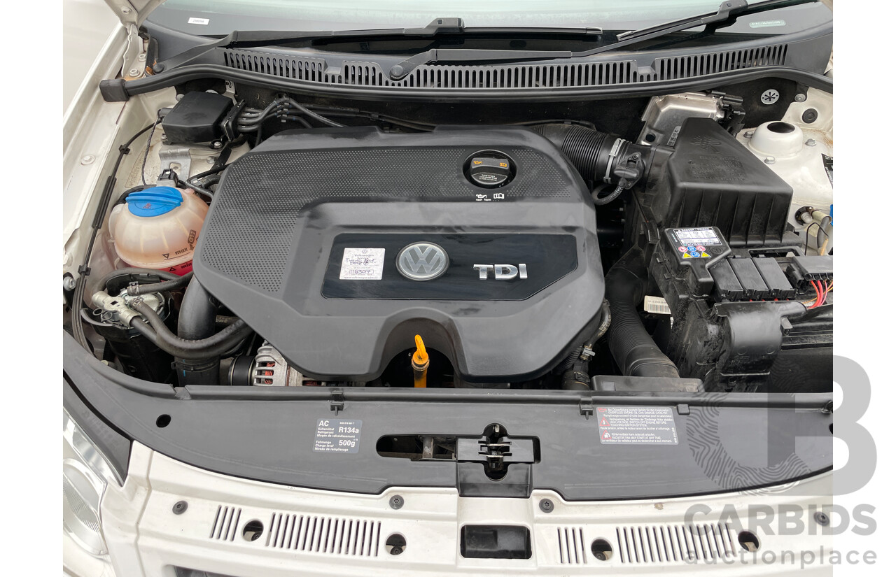 3/2009 Volkswagen Polo Pacific TDI 9N MY08 UPGRADE 5d Hatchback White 1.9L