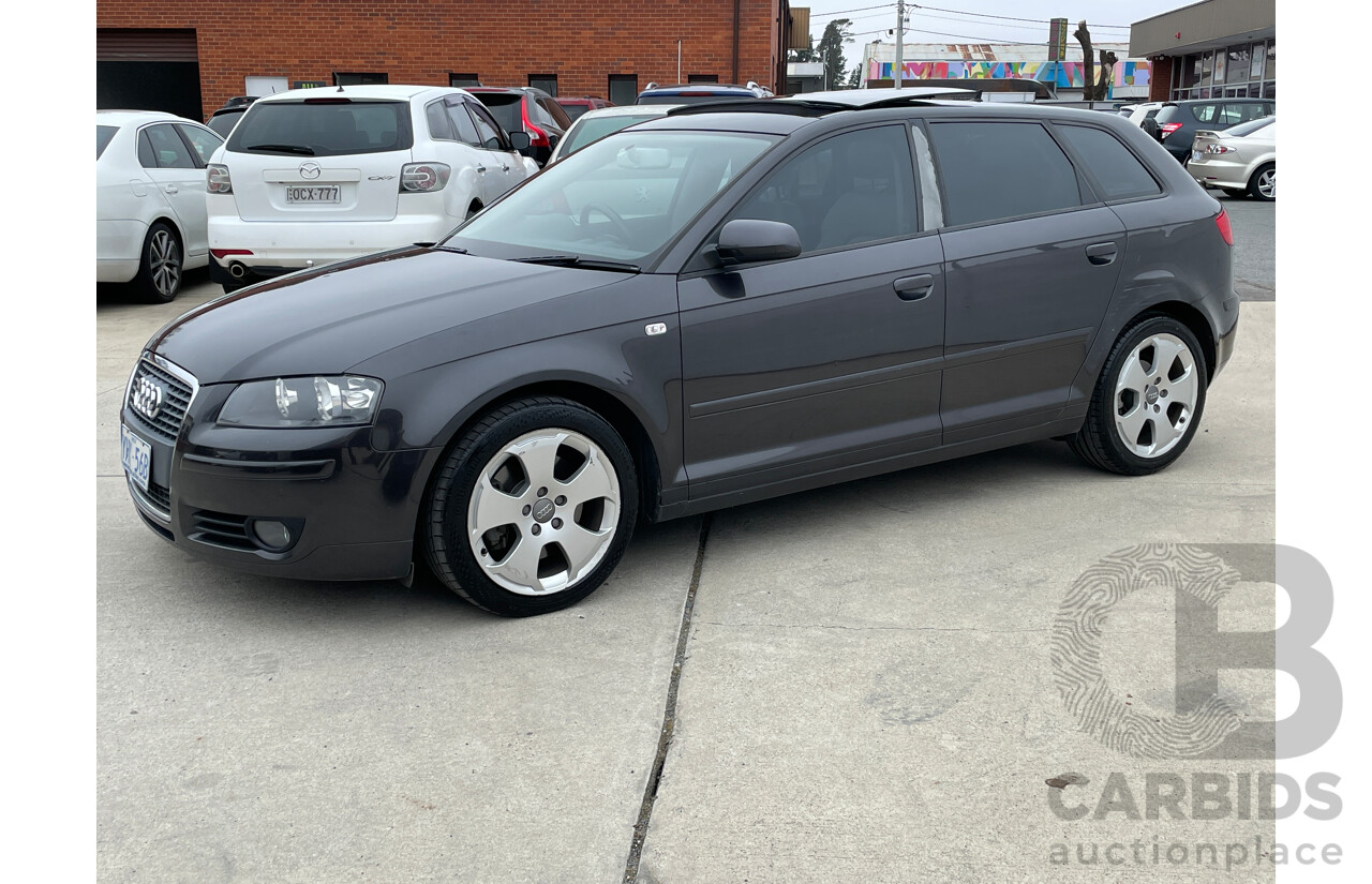 12/2008 Audi A3 Sportback 2.0 TDI Ambition 8P 5d Hatchback Grey 2.0L