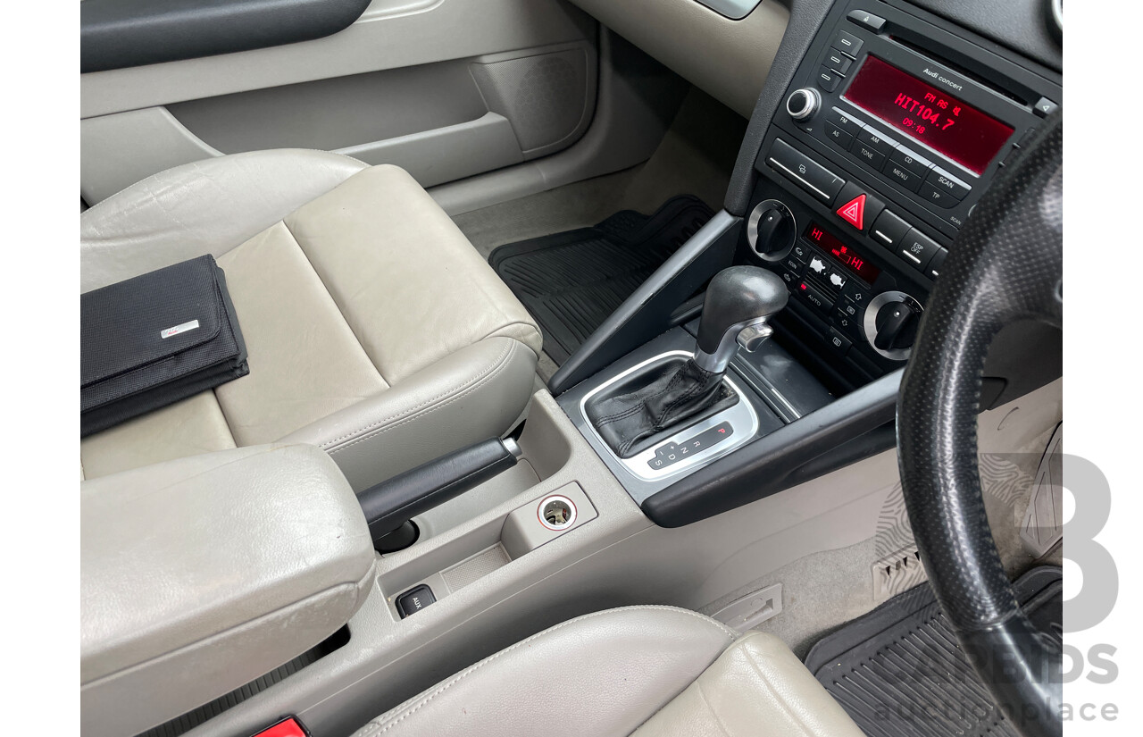 12/2008 Audi A3 Sportback 2.0 TDI Ambition 8P 5d Hatchback Grey 2.0L