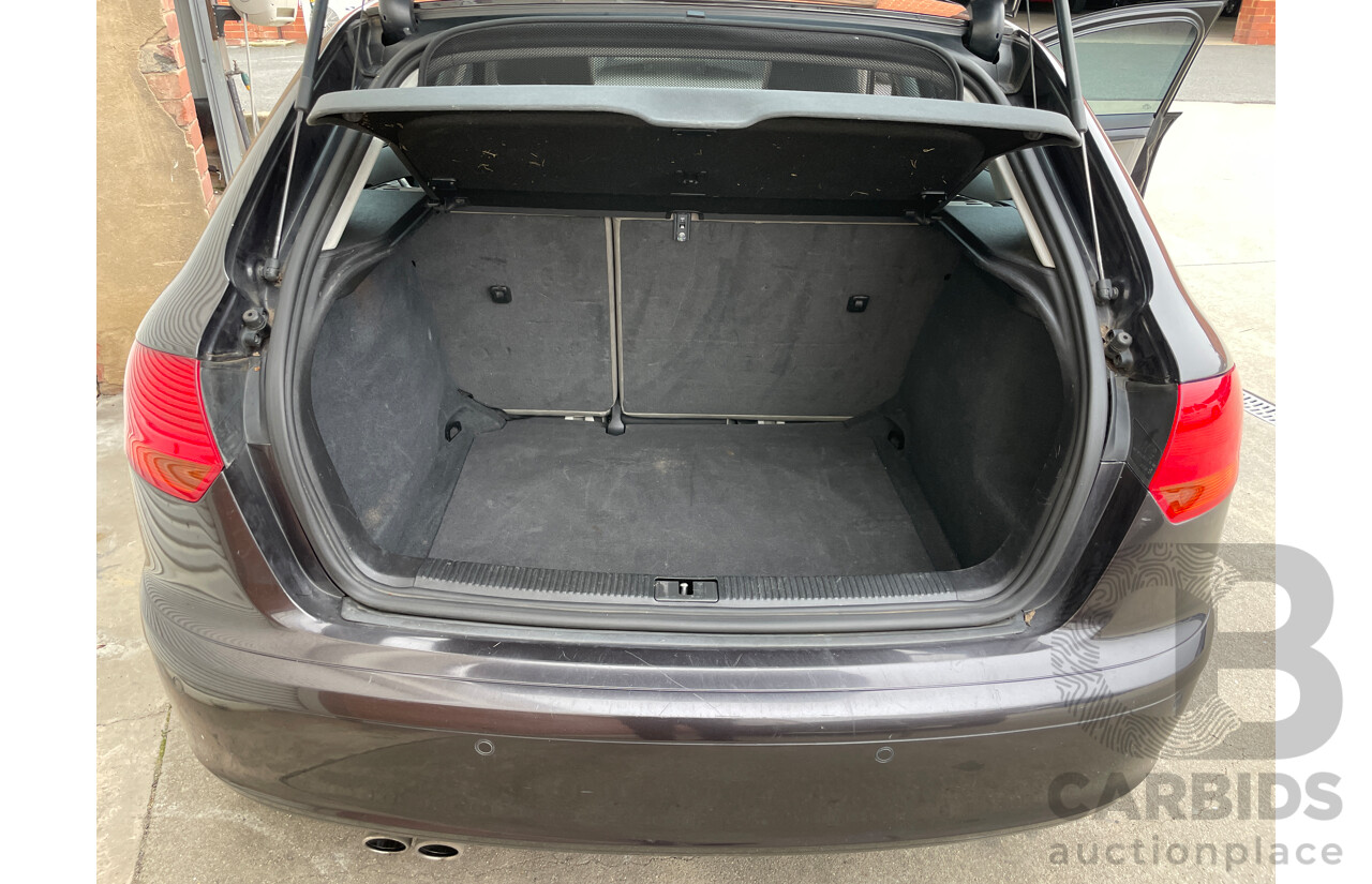 12/2008 Audi A3 Sportback 2.0 TDI Ambition 8P 5d Hatchback Grey 2.0L