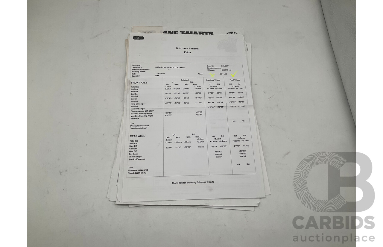 9/2010 Subaru Impreza R (AWD) G3 MY10 5d Hatchback Pearl White 2.0L