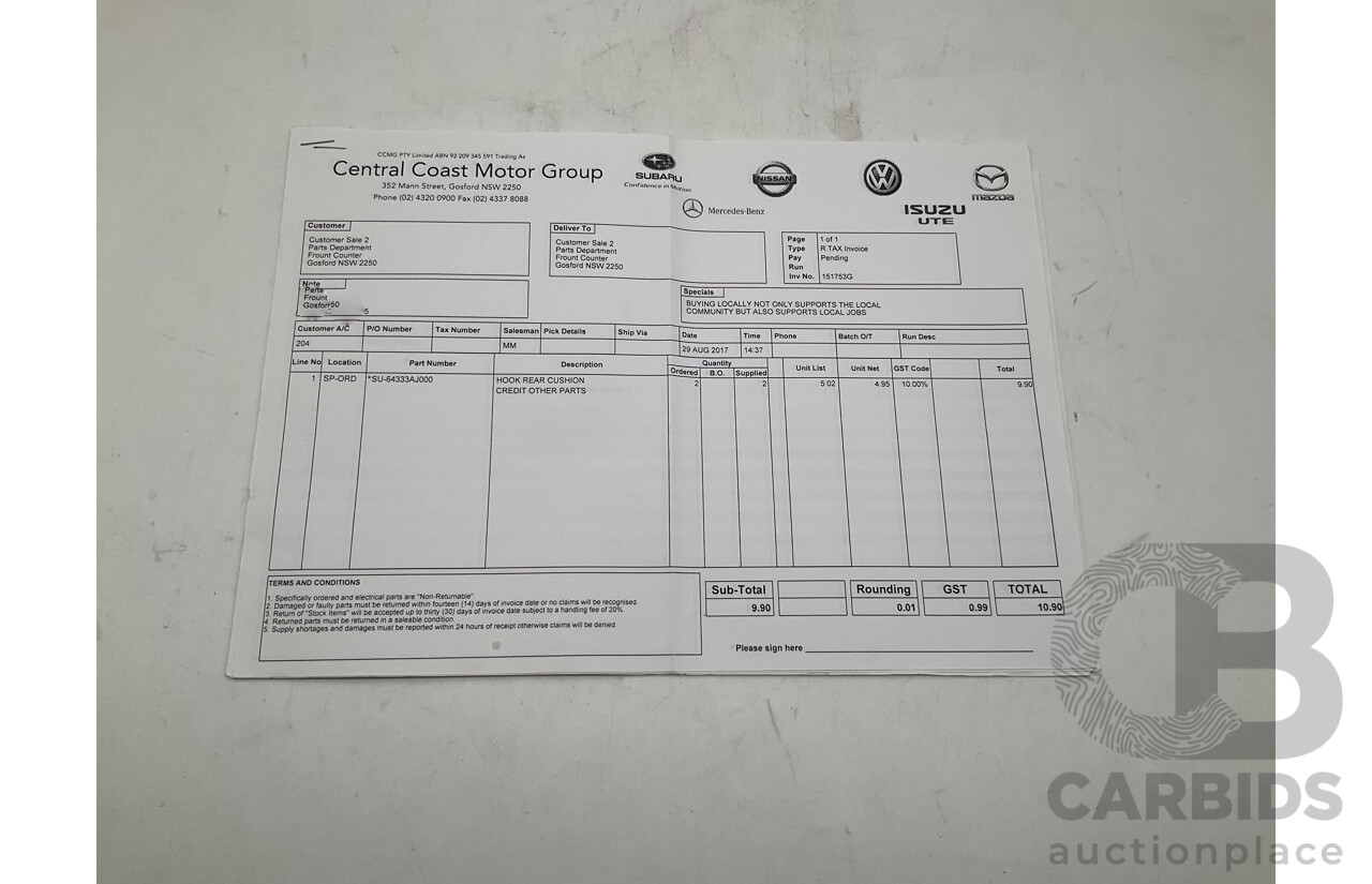 9/2010 Subaru Impreza R (AWD) G3 MY10 5d Hatchback Pearl White 2.0L