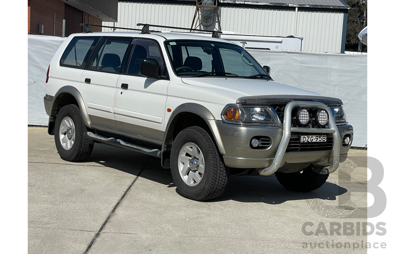 5/2003 Mitsubishi Challenger (4x4) PA-MY03 4d Wagon White 3.0L