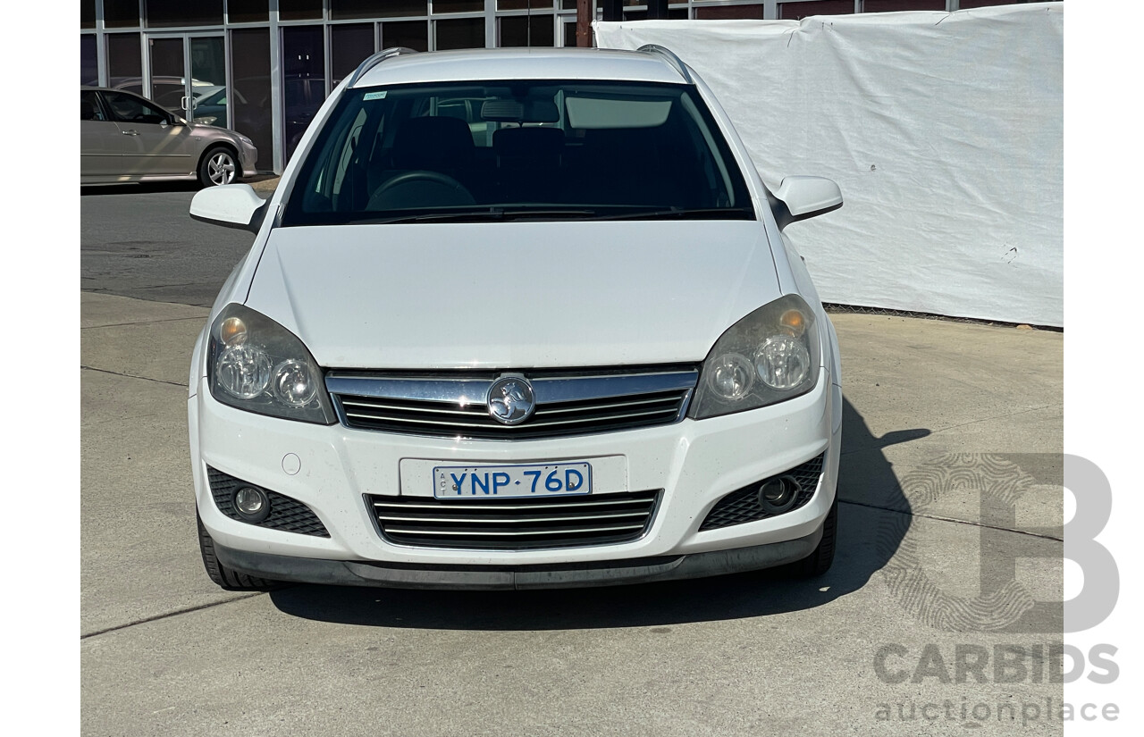 4/2009 Holden Astra CDTi AH MY09 4d Wagon White 1.9L