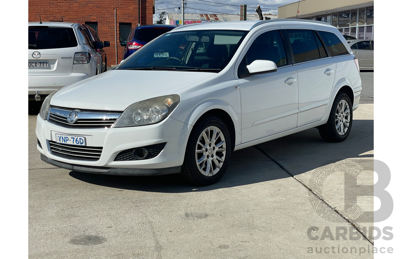 4/2009 Holden Astra CDTi AH MY09 4d Wagon White 1.9L