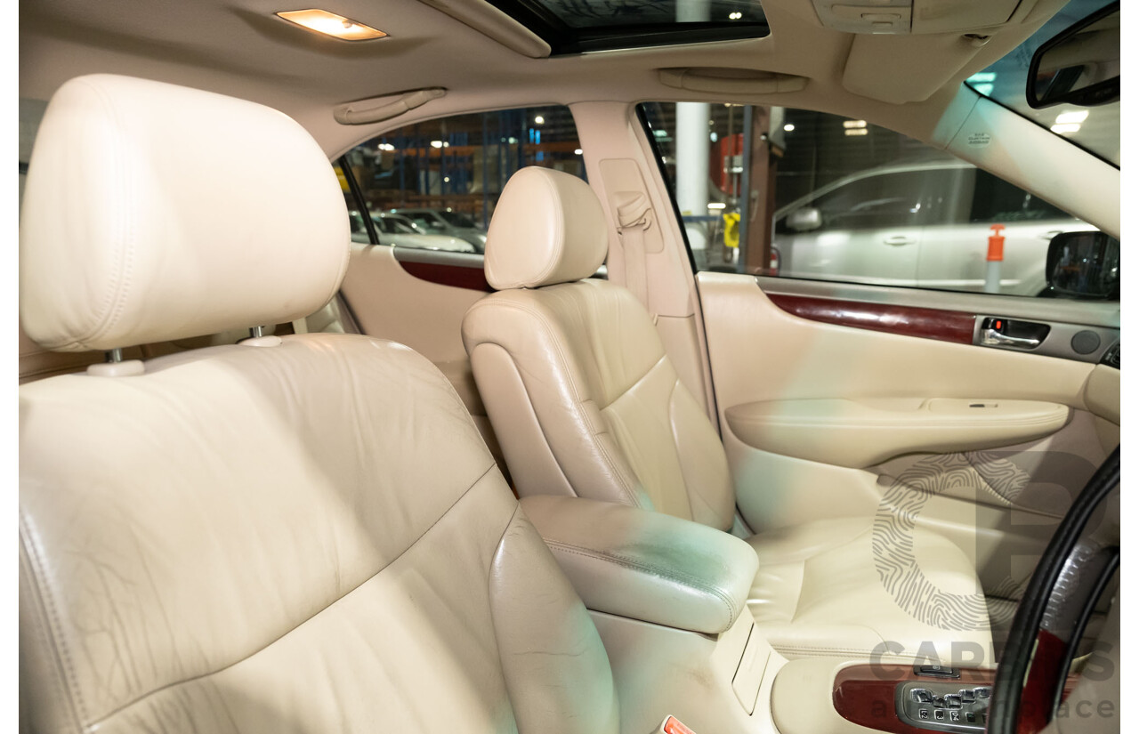 5/2002 Lexus ES300 MCV30R 4d Sedan Metallic Maroon V6 3.0L