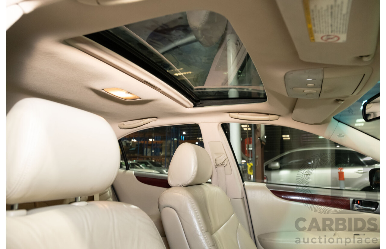 5/2002 Lexus ES300 MCV30R 4d Sedan Metallic Maroon V6 3.0L