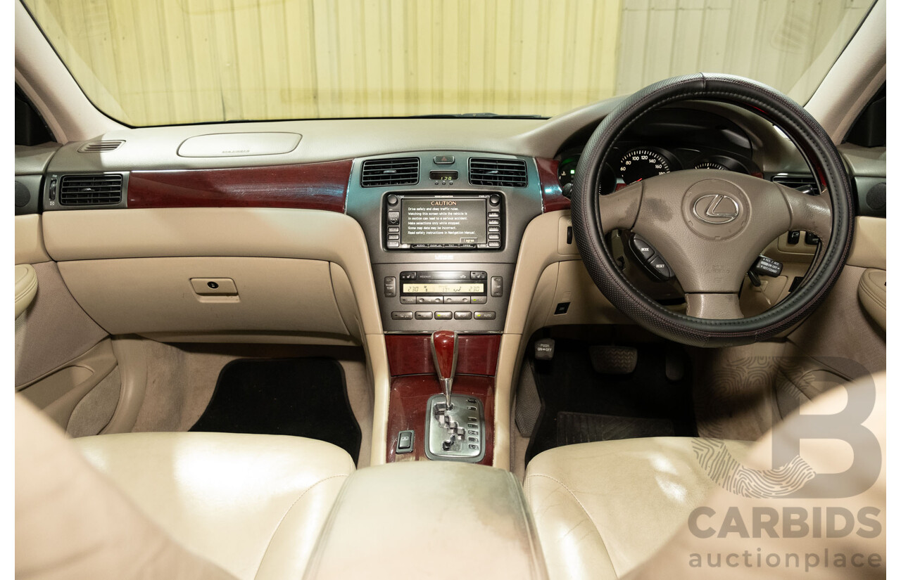 5/2002 Lexus ES300 MCV30R 4d Sedan Metallic Maroon V6 3.0L