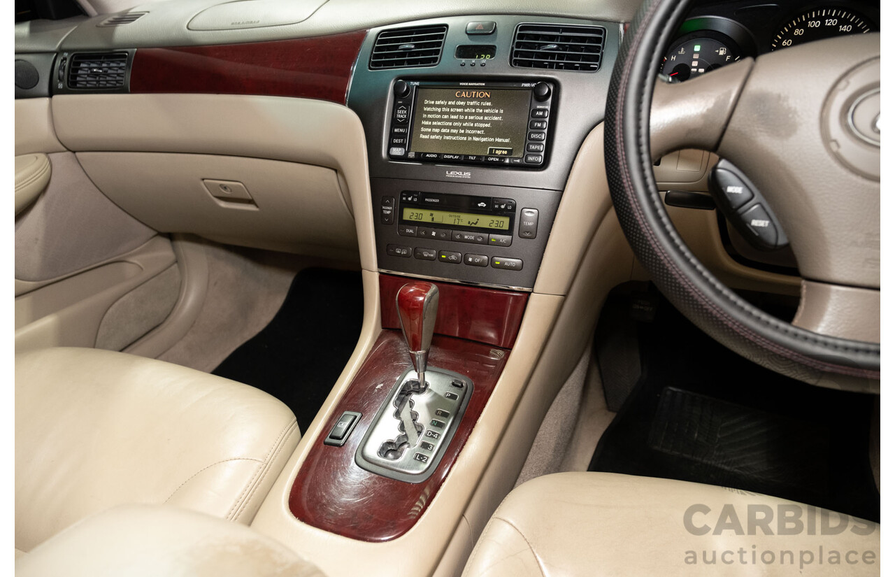 5/2002 Lexus ES300 MCV30R 4d Sedan Metallic Maroon V6 3.0L