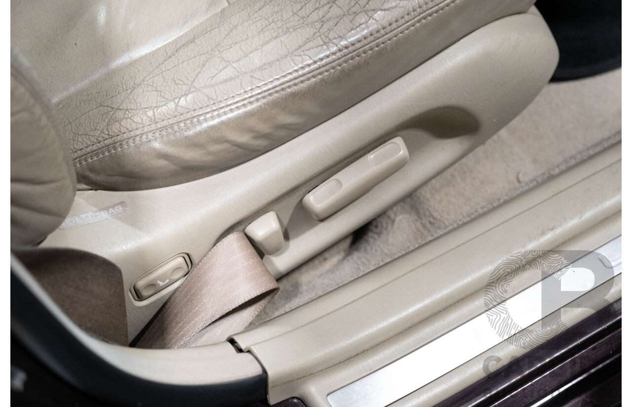 5/2002 Lexus ES300 MCV30R 4d Sedan Metallic Maroon V6 3.0L