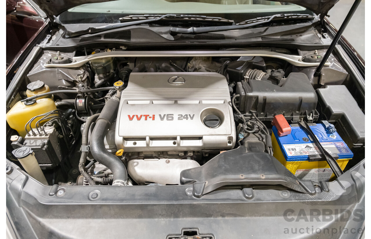 5/2002 Lexus ES300 MCV30R 4d Sedan Metallic Maroon V6 3.0L