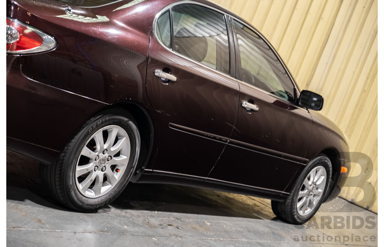 5/2002 Lexus ES300 MCV30R 4d Sedan Metallic Maroon V6 3.0L