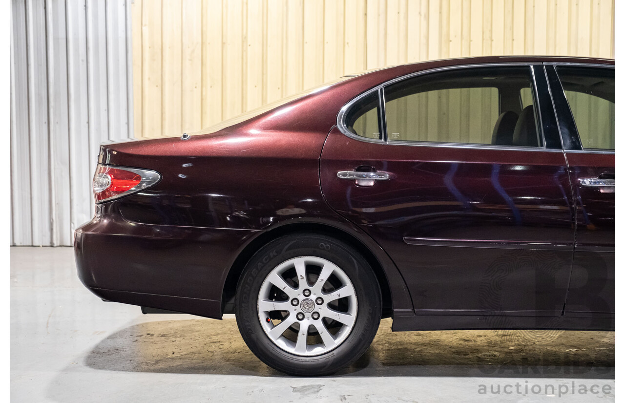 5/2002 Lexus ES300 MCV30R 4d Sedan Metallic Maroon V6 3.0L
