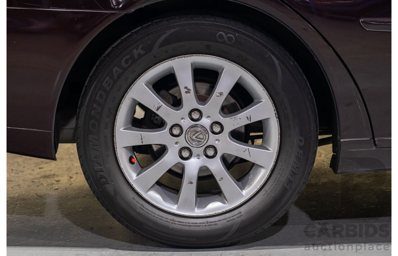 5/2002 Lexus ES300 MCV30R 4d Sedan Metallic Maroon V6 3.0L