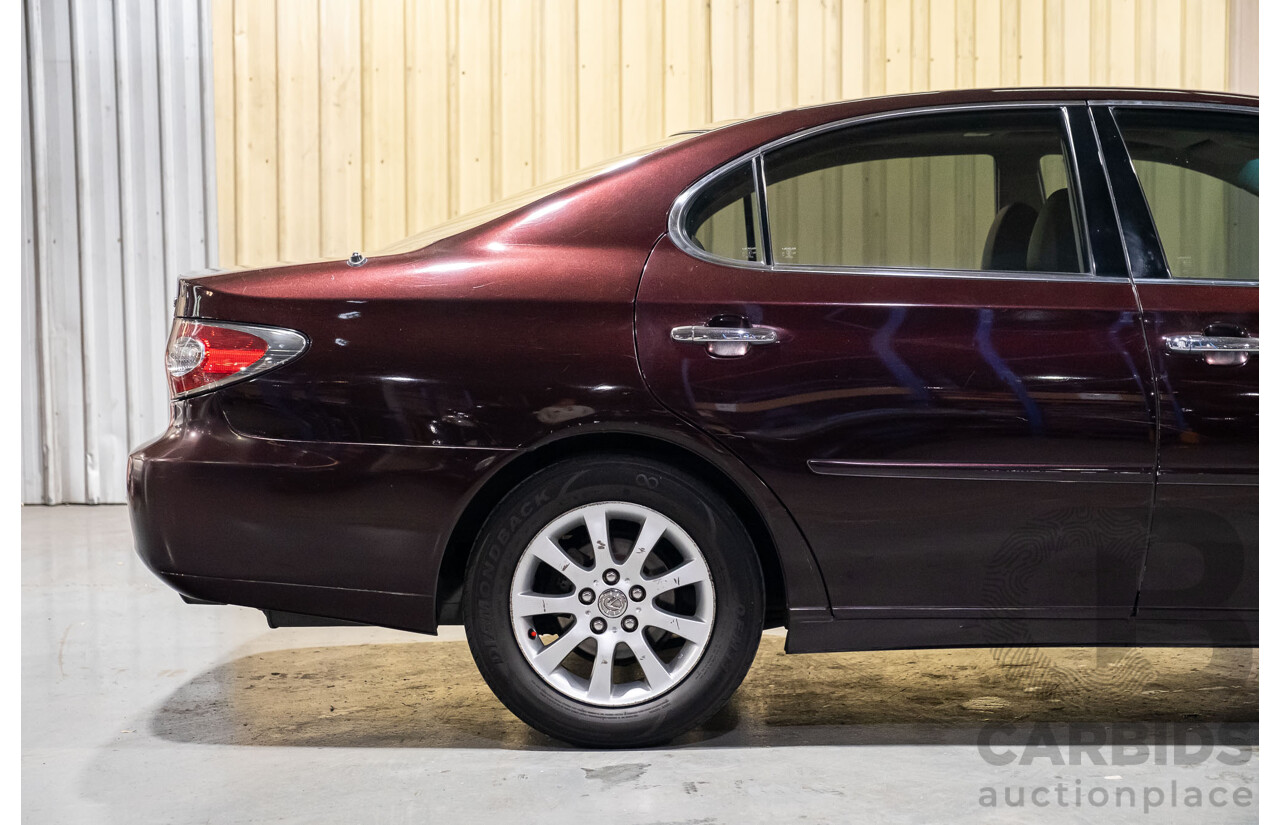 5/2002 Lexus ES300 MCV30R 4d Sedan Metallic Maroon V6 3.0L