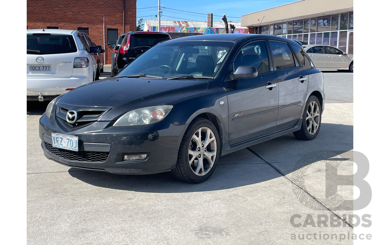 4/2007 Mazda Mazda3 SP23 BK MY06 UPGRADE 5d Hatchback Black 2.3L
