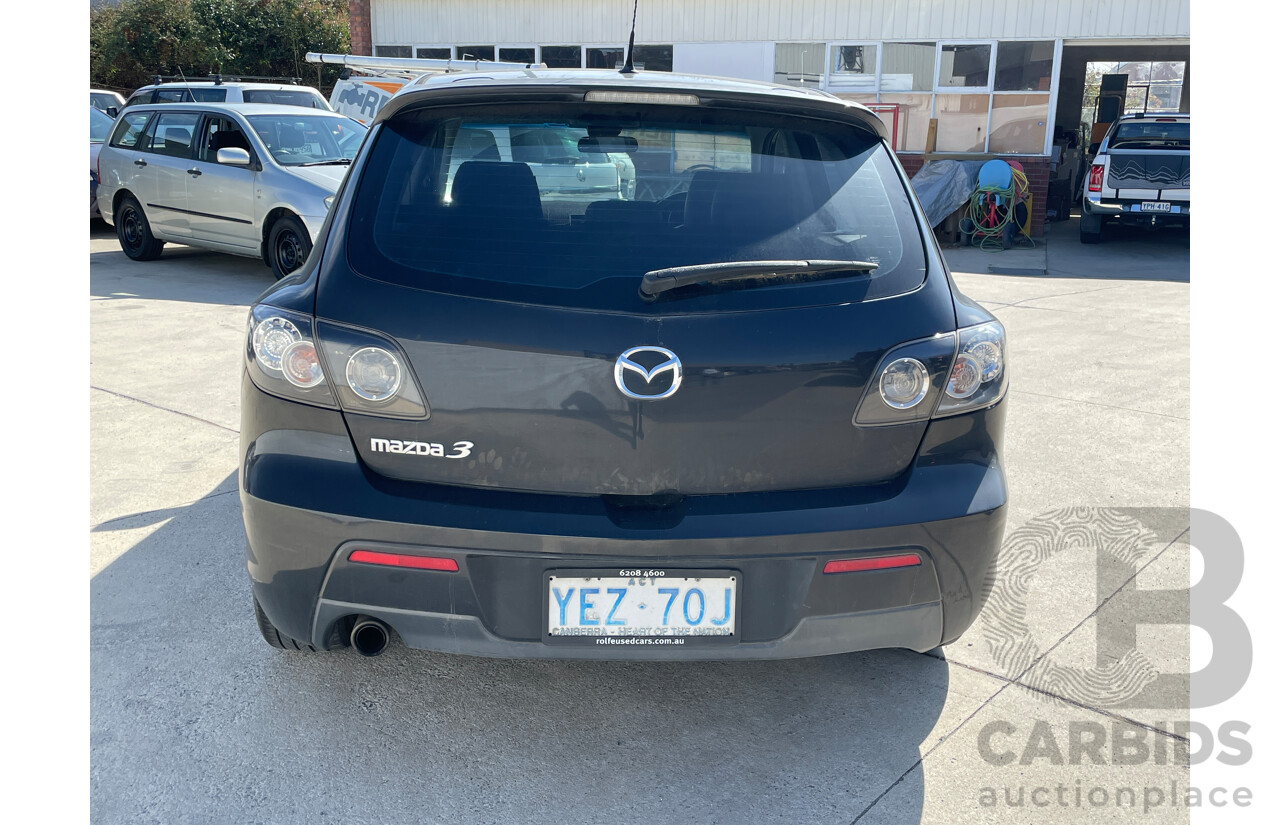 4/2007 Mazda Mazda3 SP23 BK MY06 UPGRADE 5d Hatchback Black 2.3L