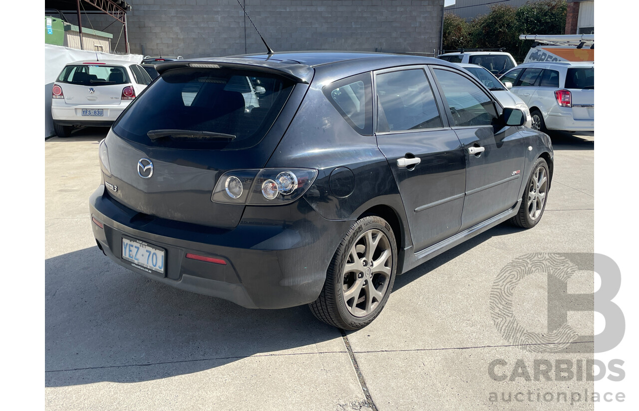 4/2007 Mazda Mazda3 SP23 BK MY06 UPGRADE 5d Hatchback Black 2.3L