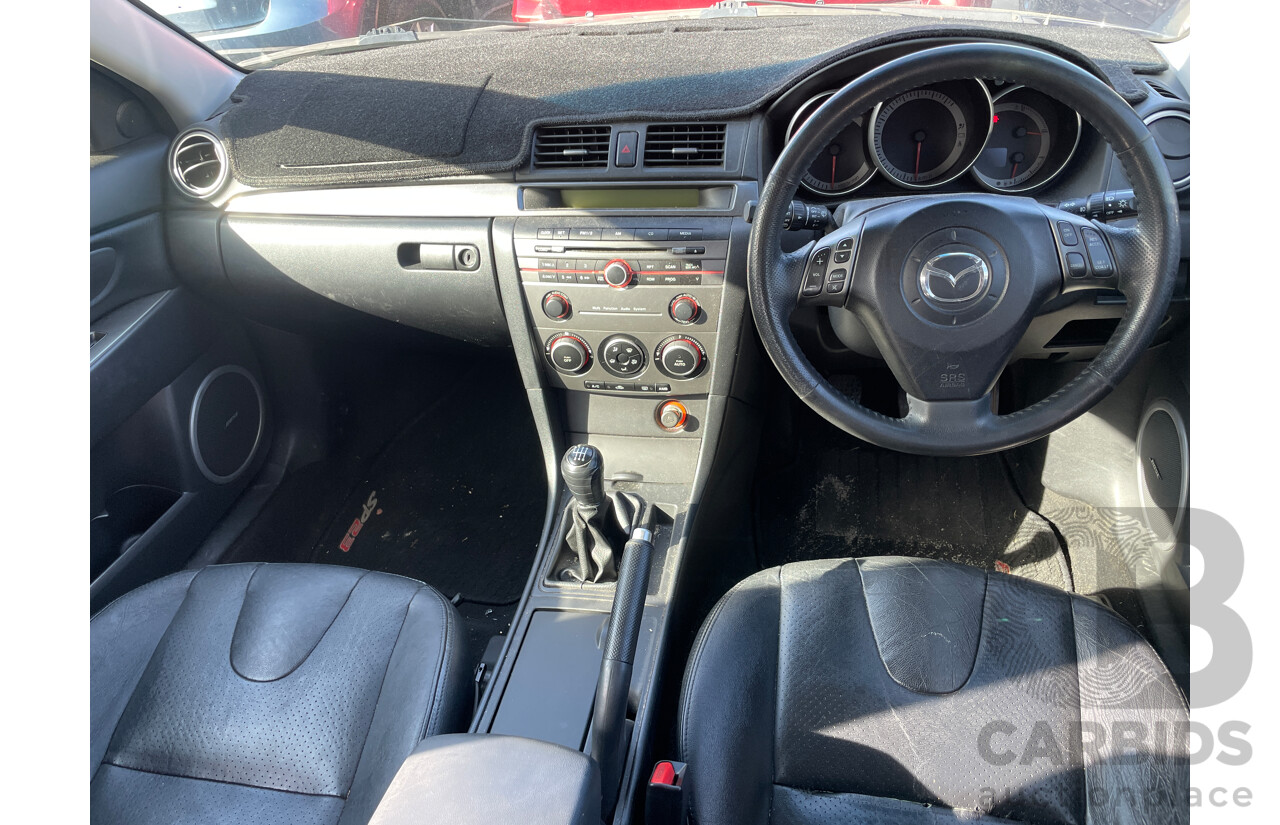 4/2007 Mazda Mazda3 SP23 BK MY06 UPGRADE 5d Hatchback Black 2.3L