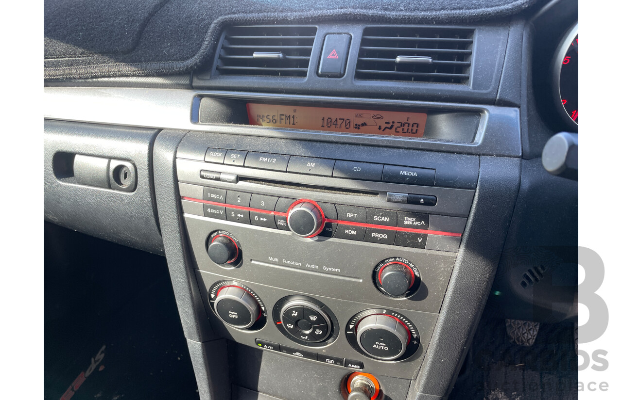 4/2007 Mazda Mazda3 SP23 BK MY06 UPGRADE 5d Hatchback Black 2.3L