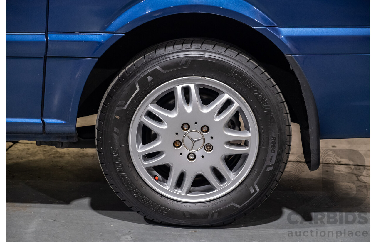 6/2006 Mercedes Benz Vito 115CDI Long People Mover 4d Van Blue Turbo Diesel 2.1L - 8 Seater