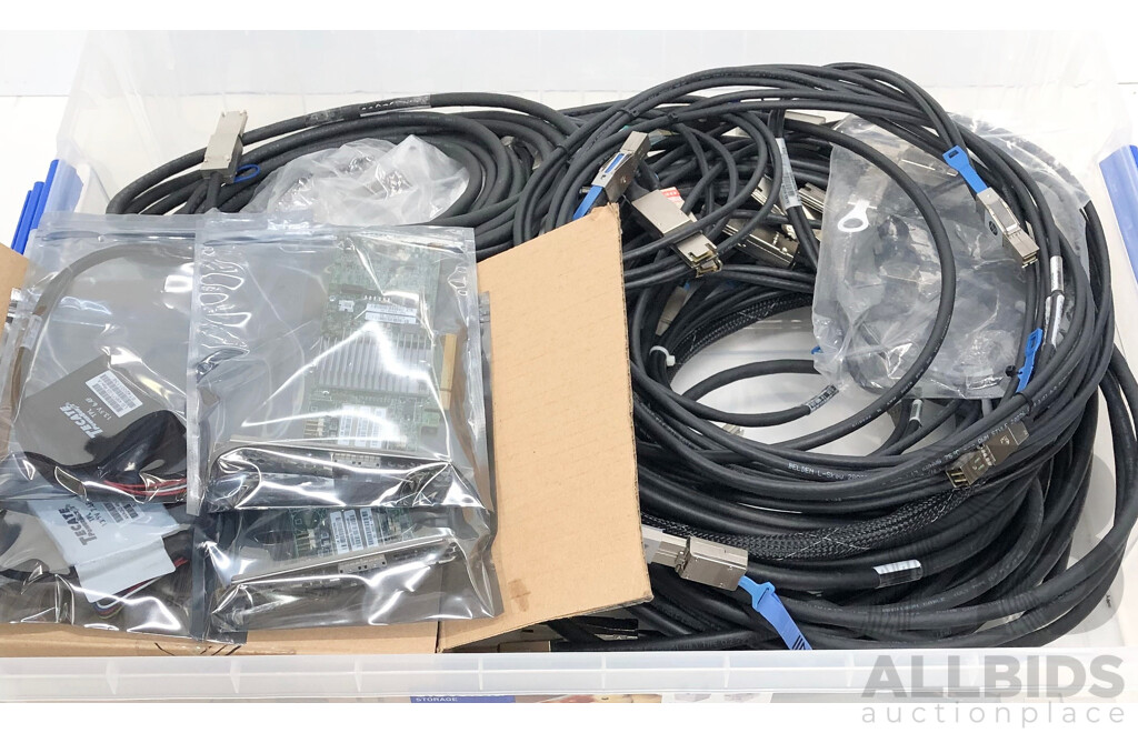 ServeRAID M5225-2GB SAS/SATA Controllers / Cache Batteries & Assorted SAS Cables