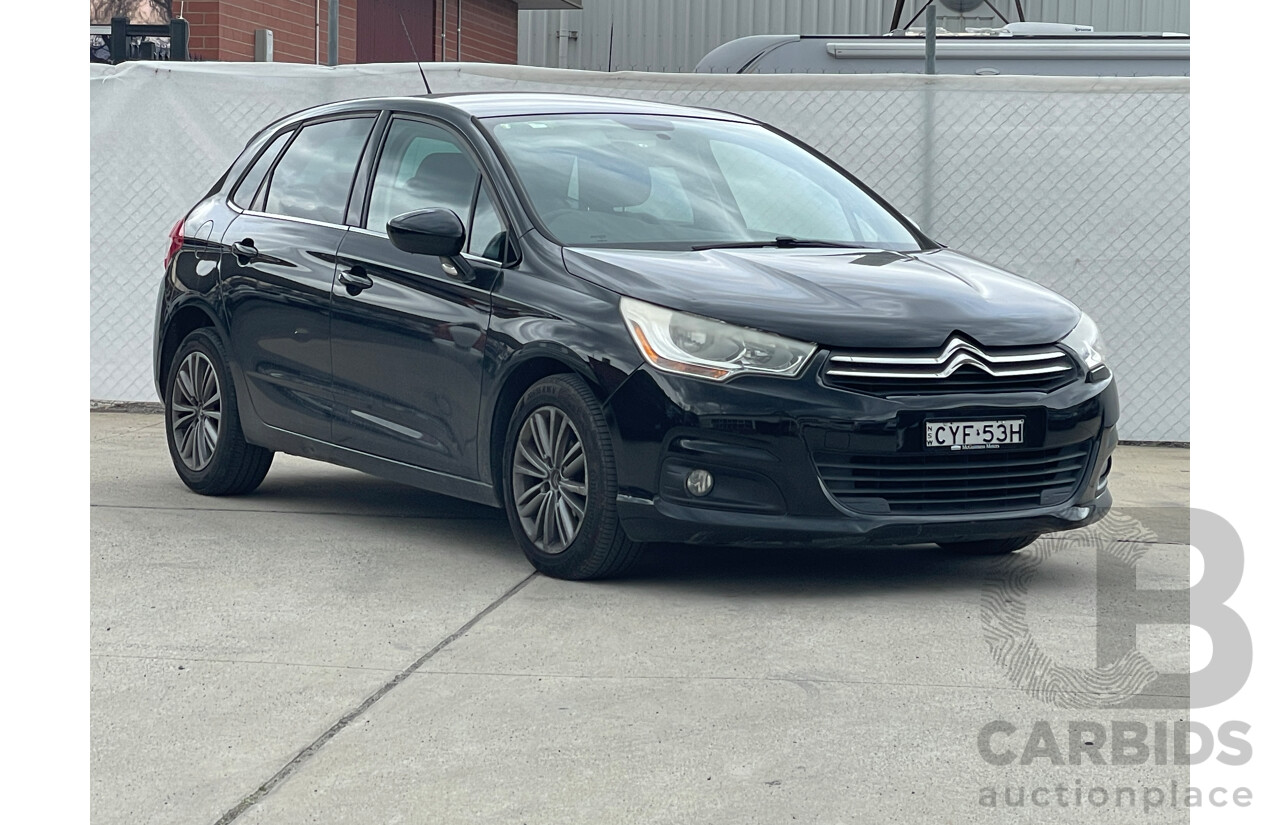 4/2015 Citroen C4 Seduction B7 MY13 5d Hatchback Black 1.6L