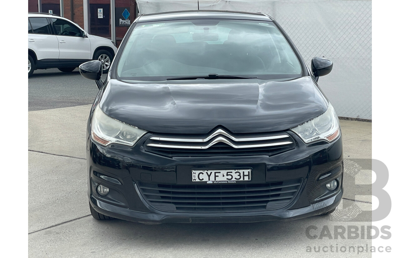4/2015 Citroen C4 Seduction B7 MY13 5d Hatchback Black 1.6L