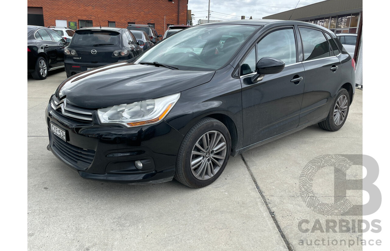 4/2015 Citroen C4 Seduction B7 MY13 5d Hatchback Black 1.6L