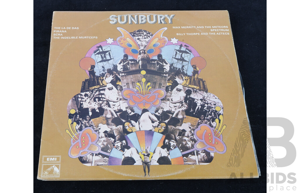 Rare Sunbury Double Album Vinyl LP Records of Australian Interest