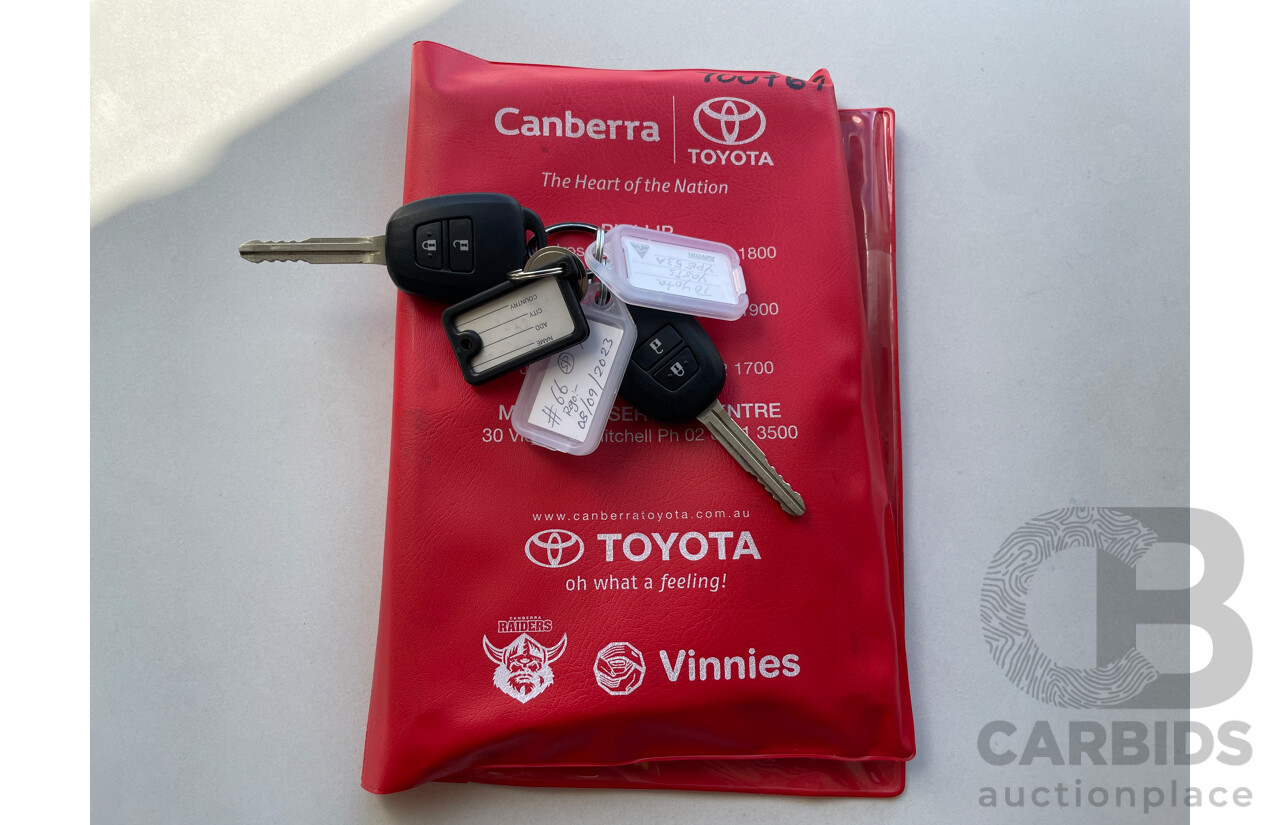 1/2015 Toyota Yaris Ascent NCP130R MY15 5d Hatchback White 1.3L
