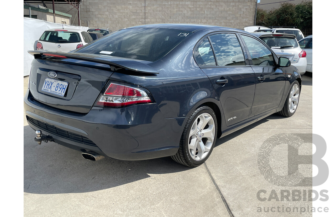 12/2011 Ford Falcon XR6 FG MK2 4d Sedan Blue 4.0L