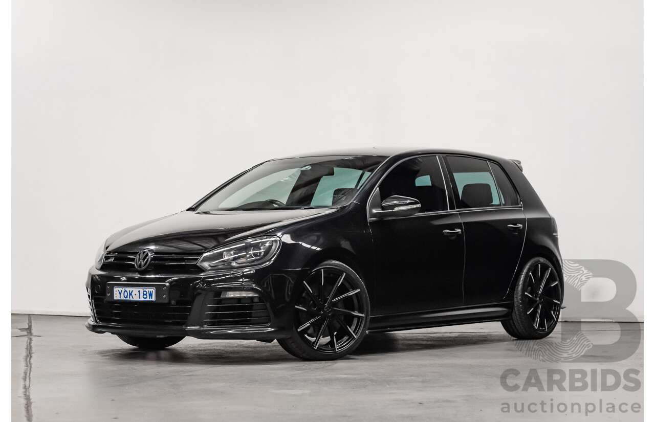 10/2011 Volkswagen Golf R (AWD) MK6 1K MY12 5d Hatchback Black Turbo 2.0L - Stage 2 Tuned