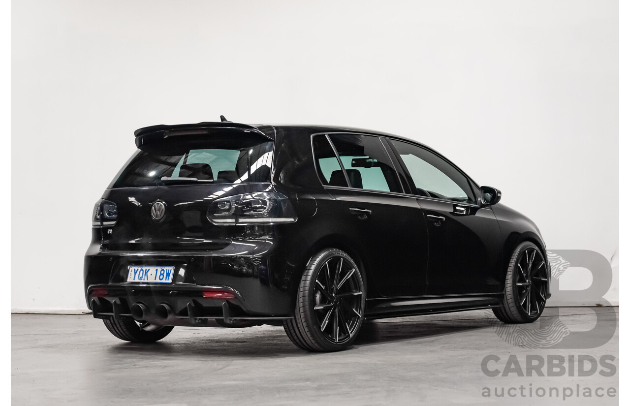 10/2011 Volkswagen Golf R (AWD) MK6 1K MY12 5d Hatchback Black Turbo 2.0L - Stage 2 Tuned